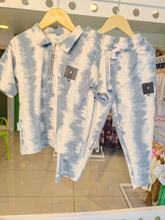 Kids Zip-Up Polo & Joggers Co-ord Set (3 year)