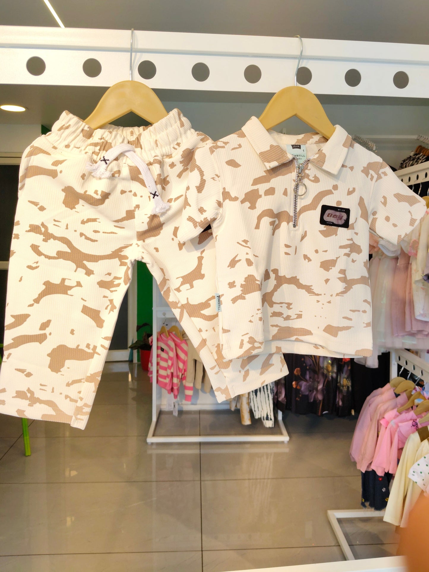 Kids Zip-Up Polo & Joggers Co-ord Set (1 year)