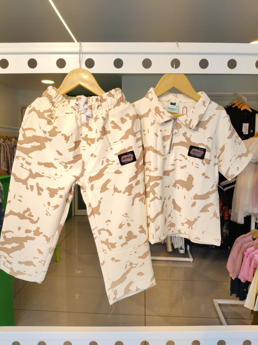 Kids Zip-Up Polo & Joggers Co-ord Set (4 year)