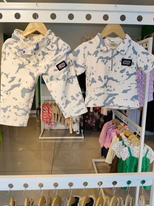 Kids Zip-Up Polo & Joggers Co-ord Set (1 year)