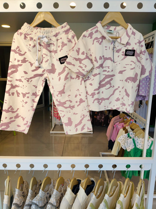 Kids Zip-Up Polo & Joggers Co-ord Set (3 year)