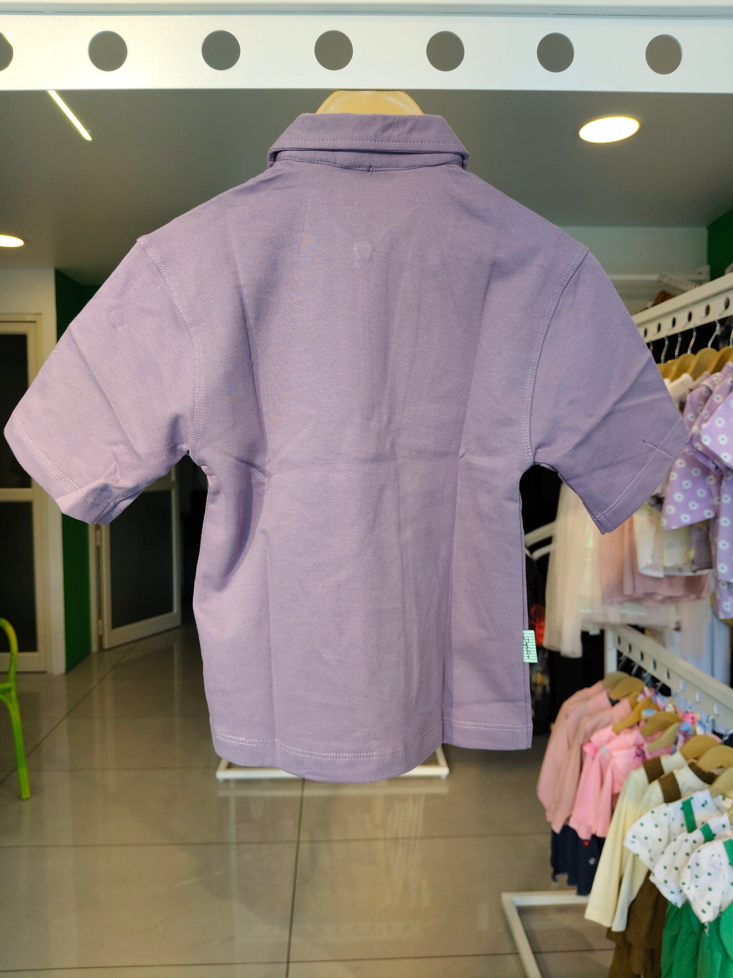 Kids' Zip-Up Polo T-Shirt (3 year)