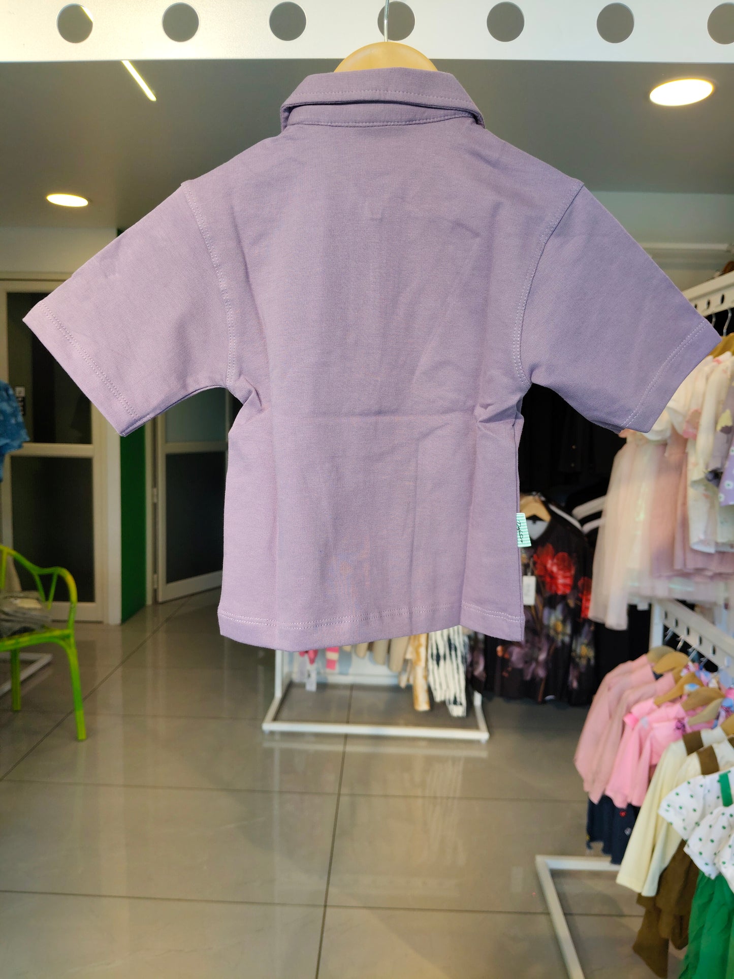 Kids' Zip-Up Polo T-Shirt (1 year)