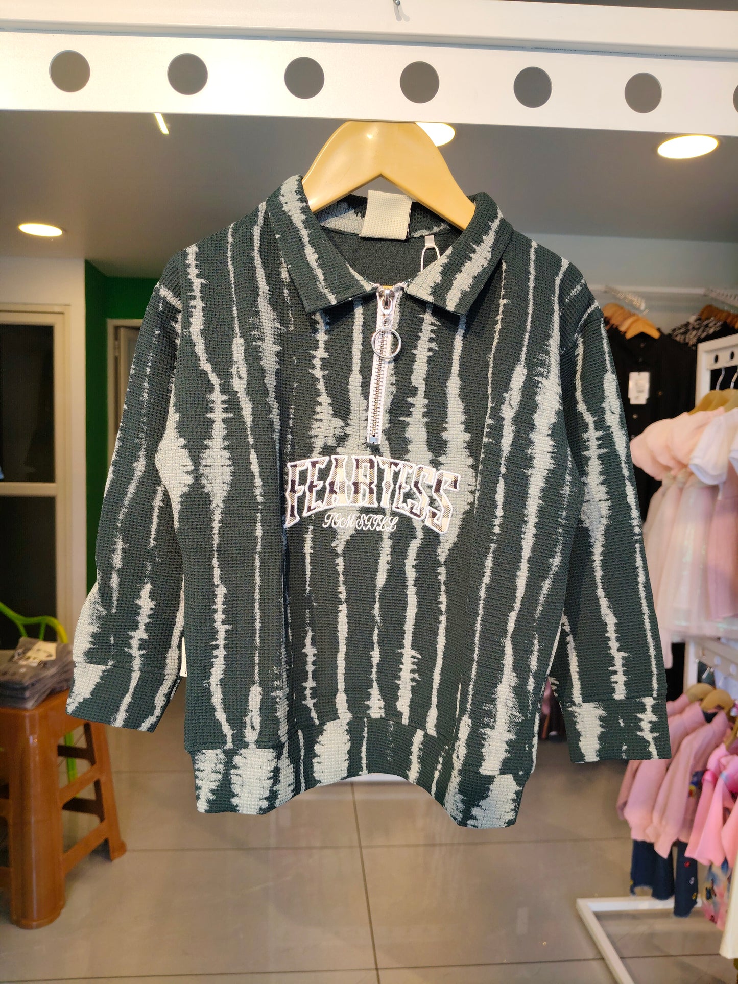 Kids' Zip-Up Polo T-Shirt (1 year)