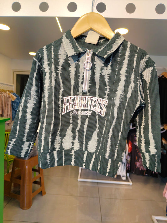 Kids' Zip-Up Polo T-Shirt (4 year)