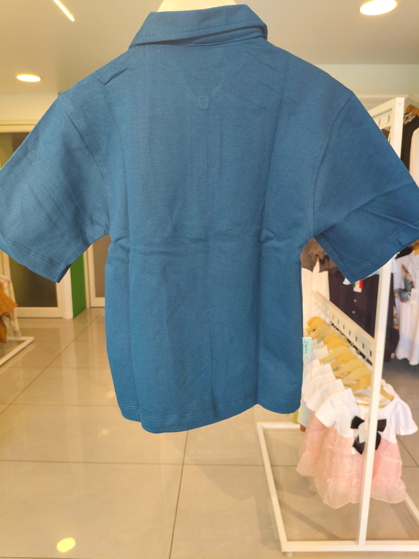 Kids' Zip-Up Polo T-Shirt  (4 year)