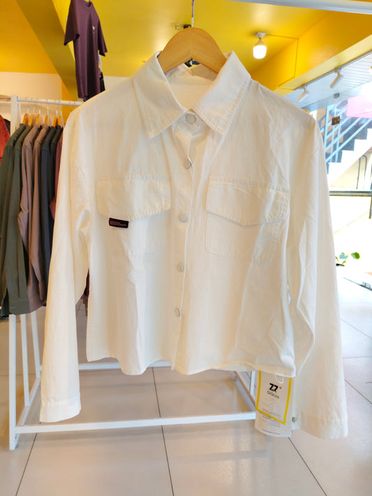 White Denim Jacket (FREE SIZE)