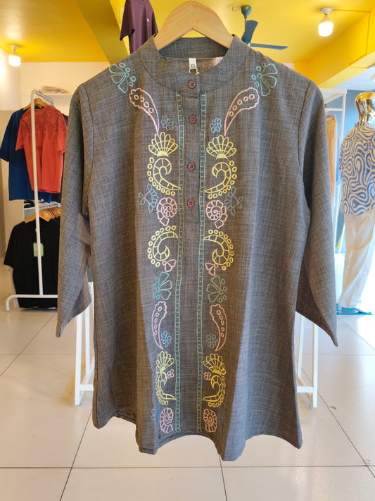 Embroidered Top for Women  (XXL)
