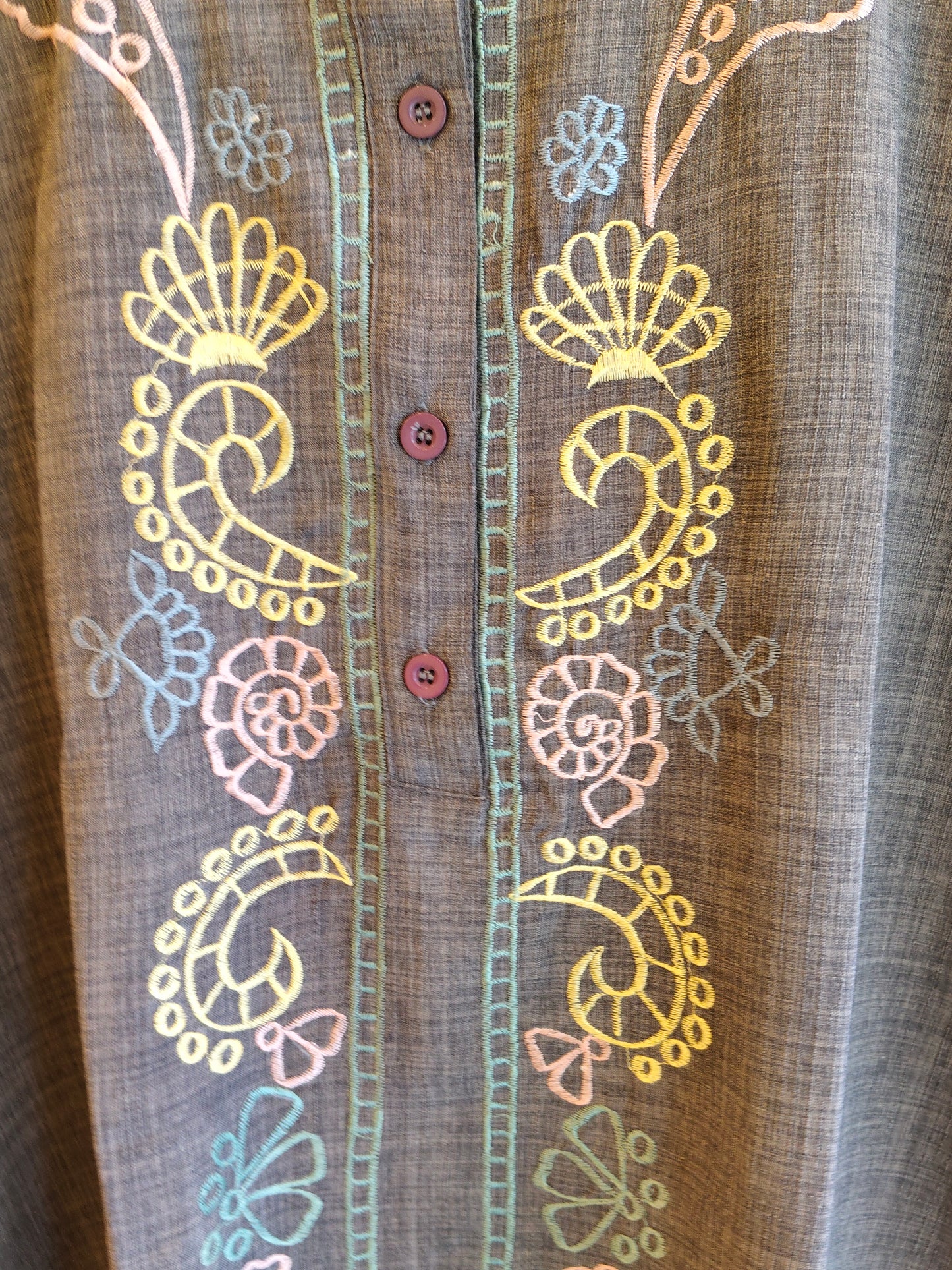 Embroidered Top for Women  (XXL)