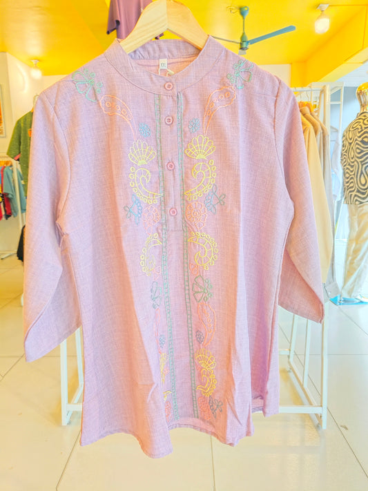 Ladies Embroidered Top  (XXL)