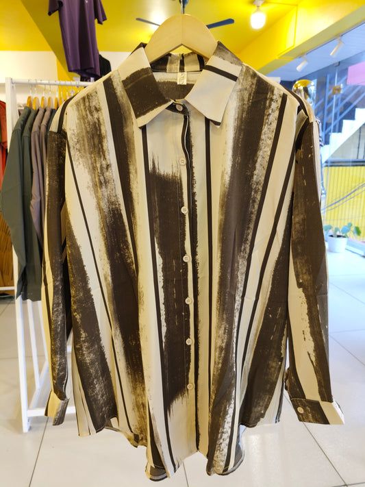 Ladies Oversized Shirt   (FREE SIZE)