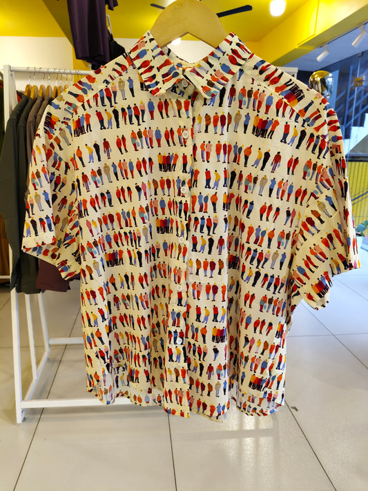 Half Sleeve Shirt for Women  (FREE SIZE)