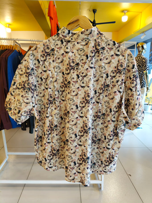 Floral Shirt for Women  (FREE SIZE)