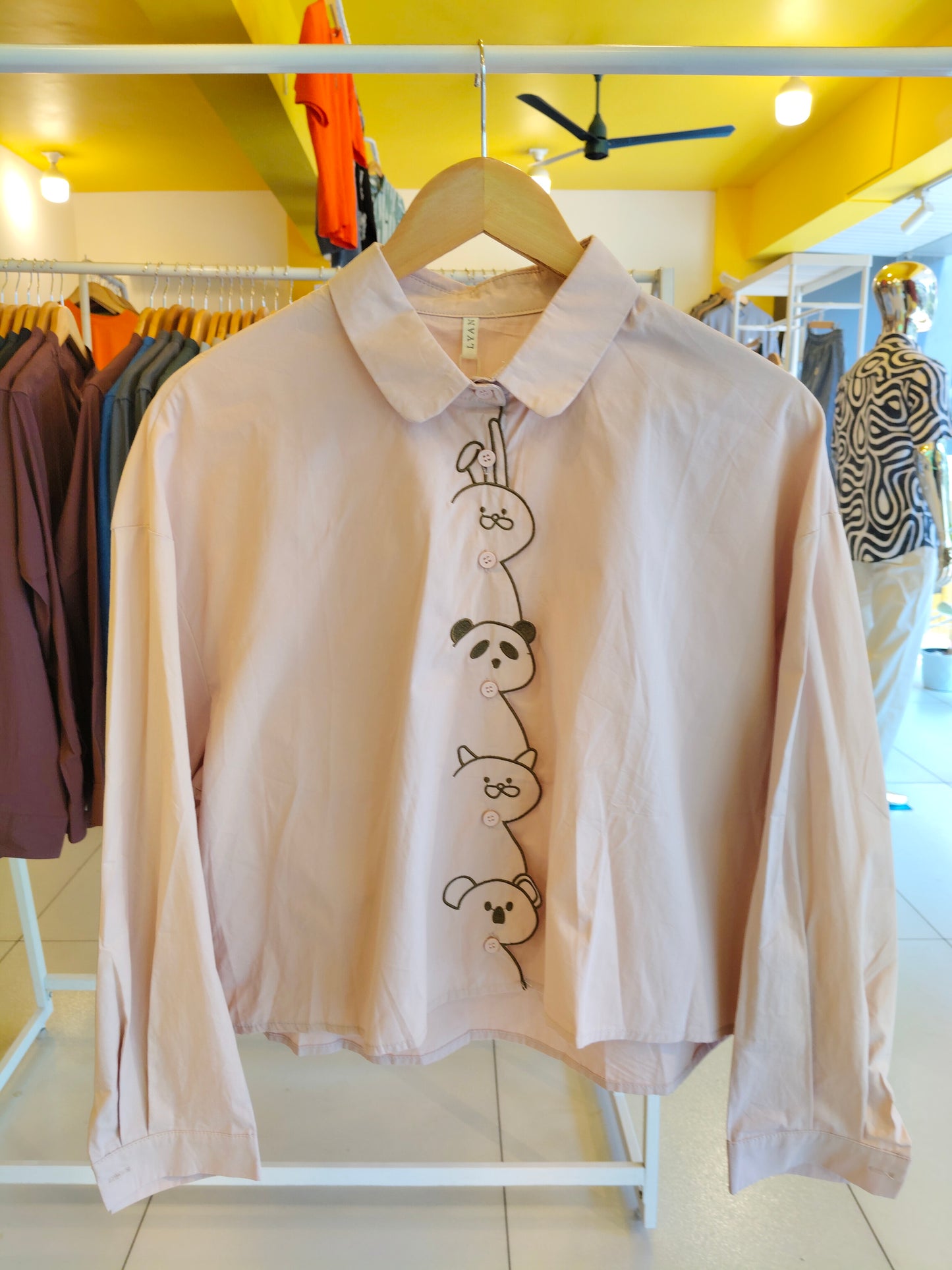 Korean Office Wear Shirt (FREE SIZE)