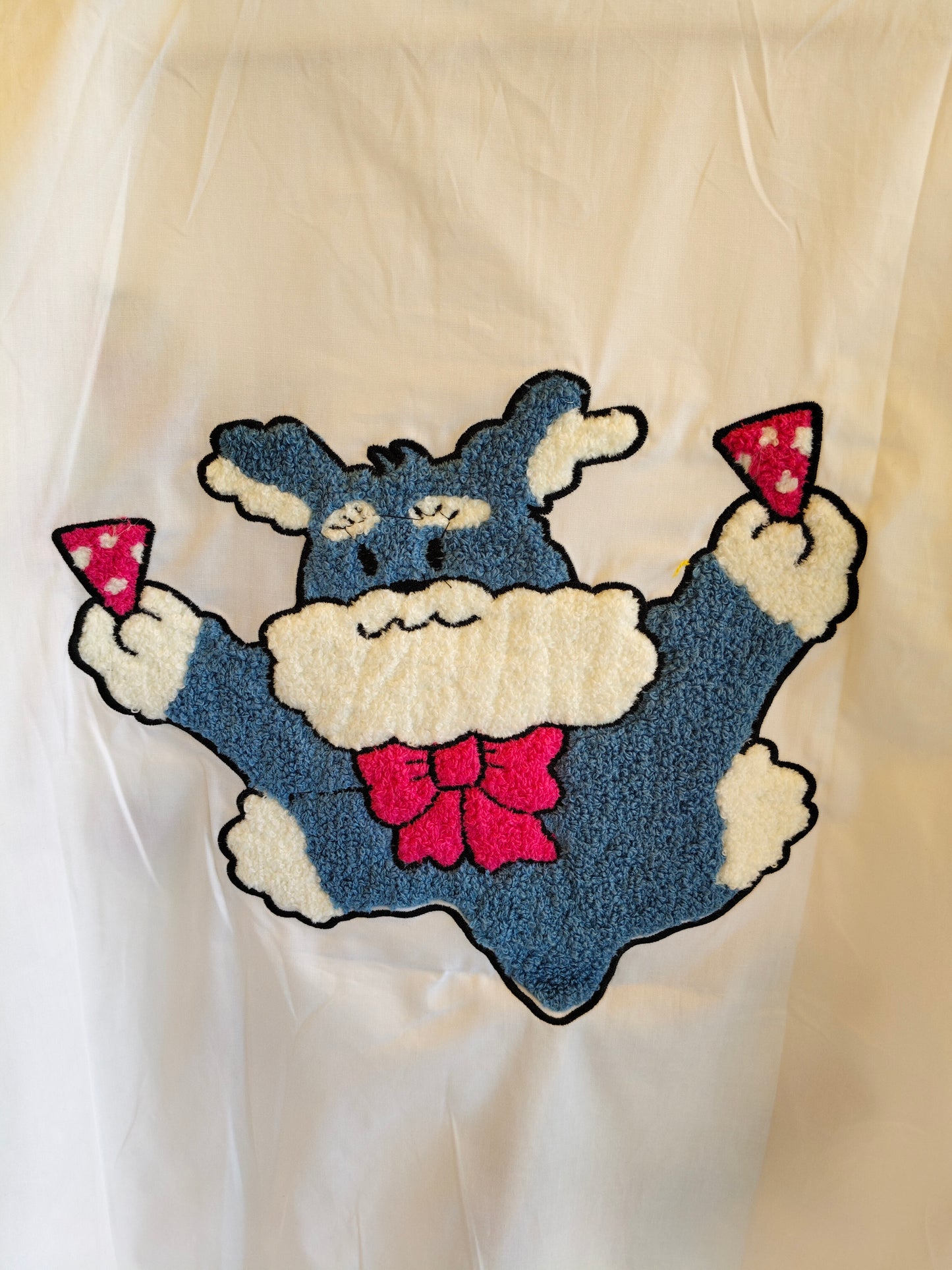 Ladies Shirt with Embroidered Rabbit (FREE SIZE)