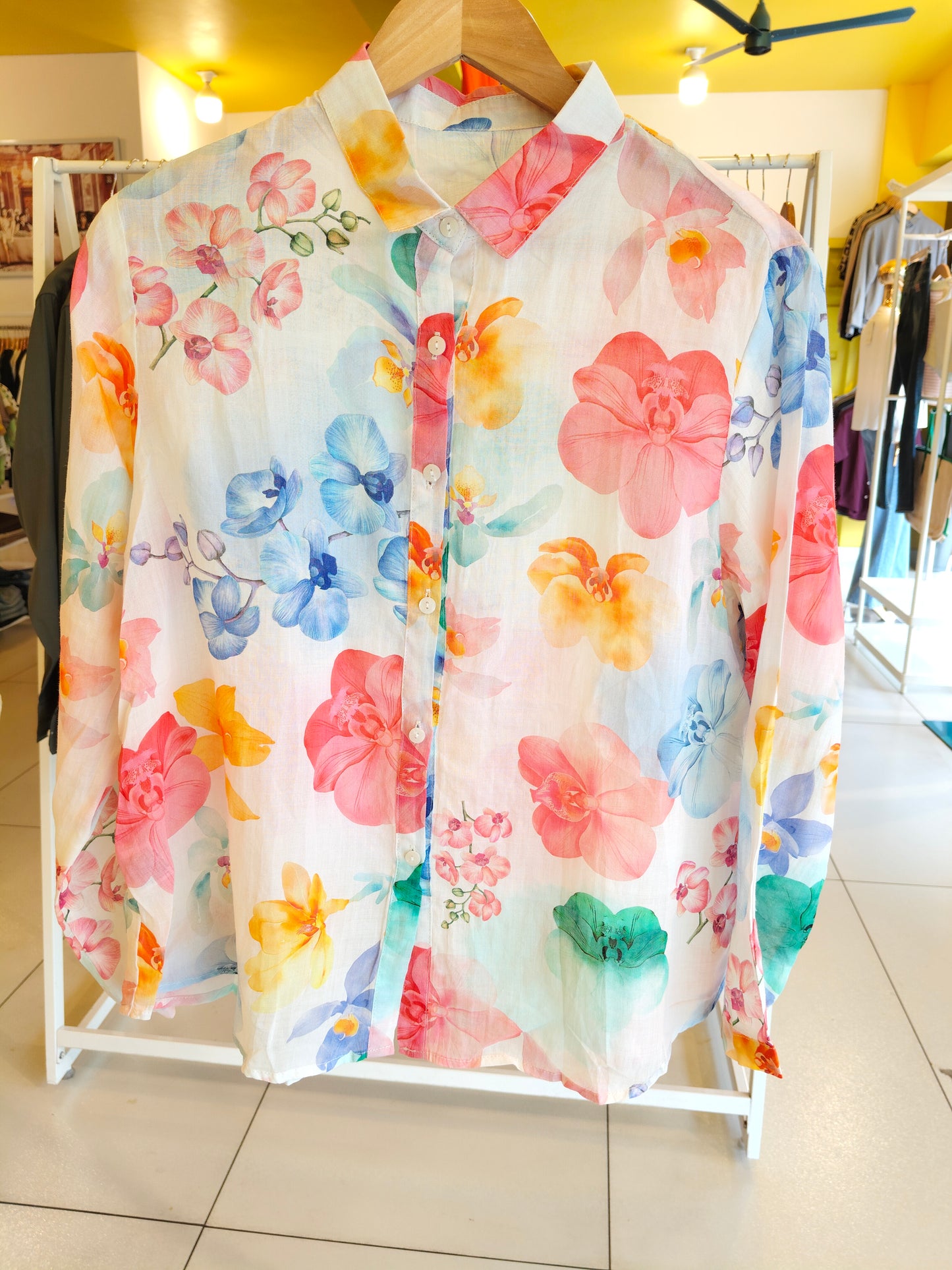 Floral  Shirt for Women  (FREE SIZE)