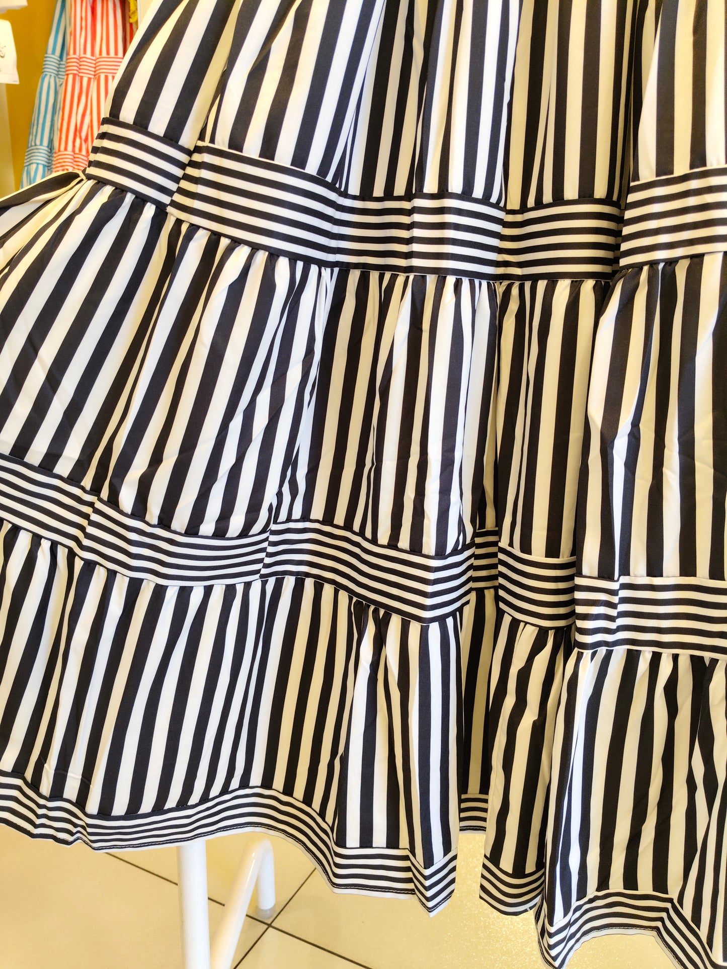 Women's Striped Maxi Dress   (FREE SIZE)