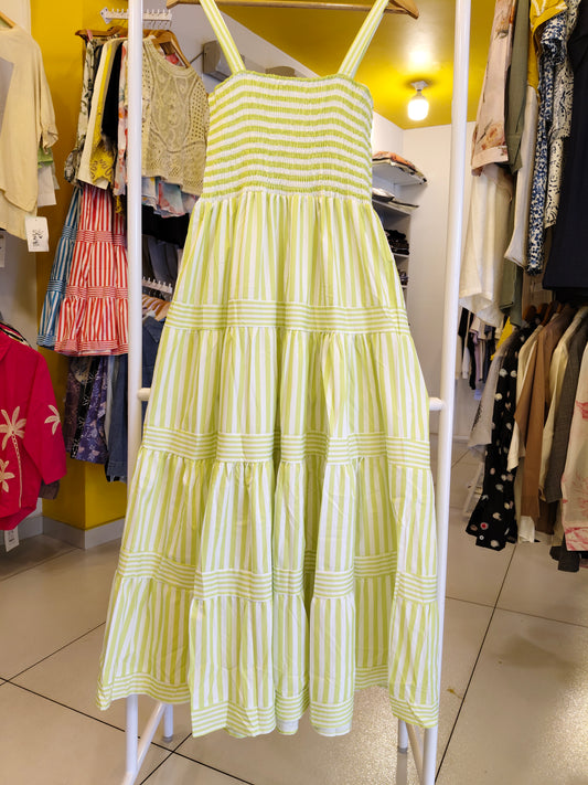 Women's Striped Maxi Dress   (FREE SIZE)