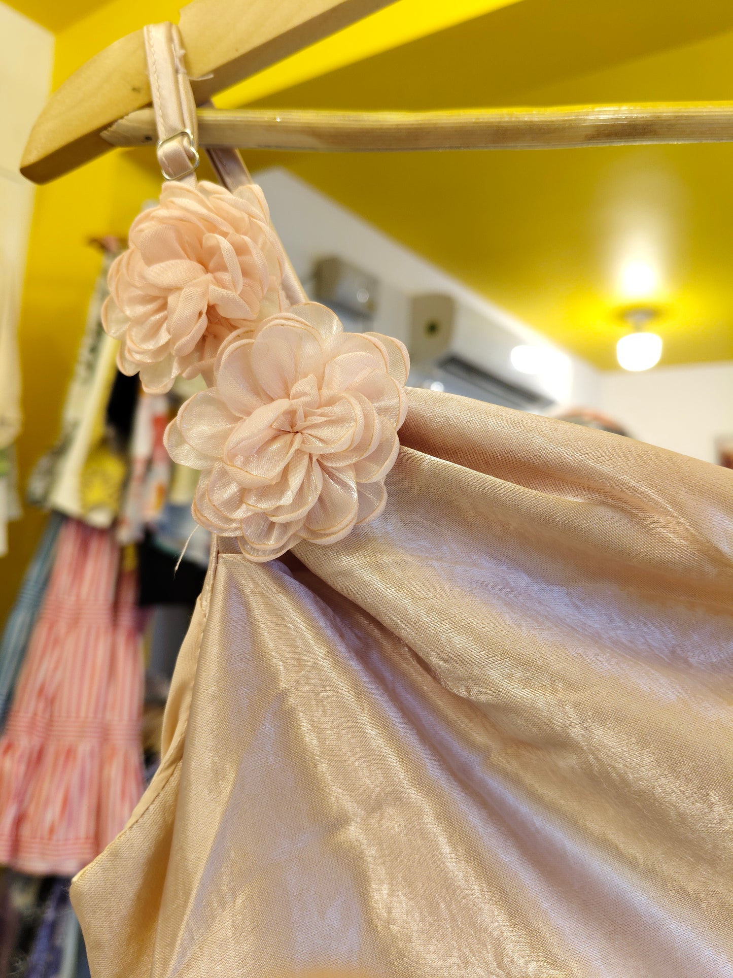 Cowl Neck Satin Maxi Dress for Ladies (XL)