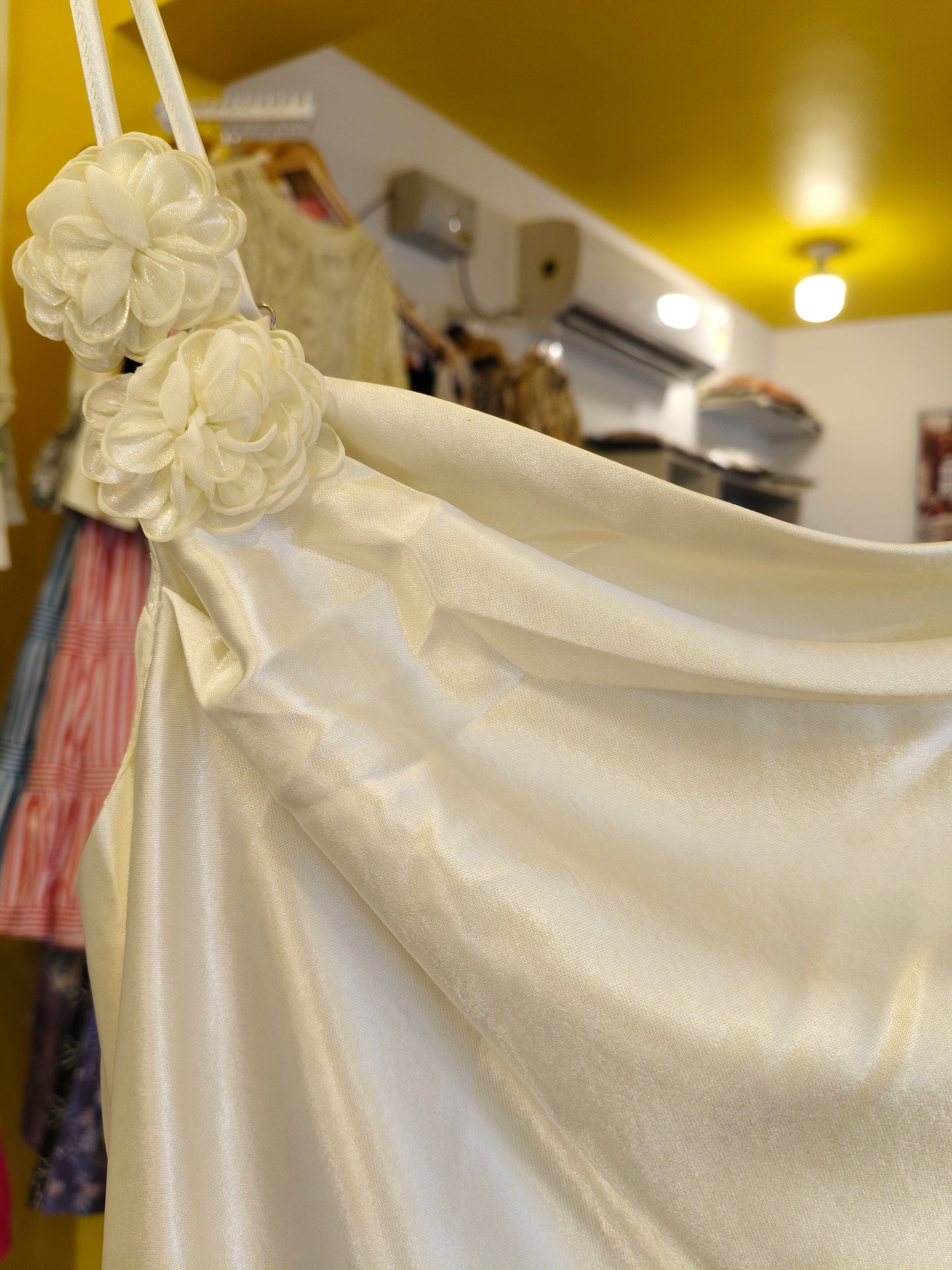 Cowl Neck Satin Maxi Dress for Ladies (XL)