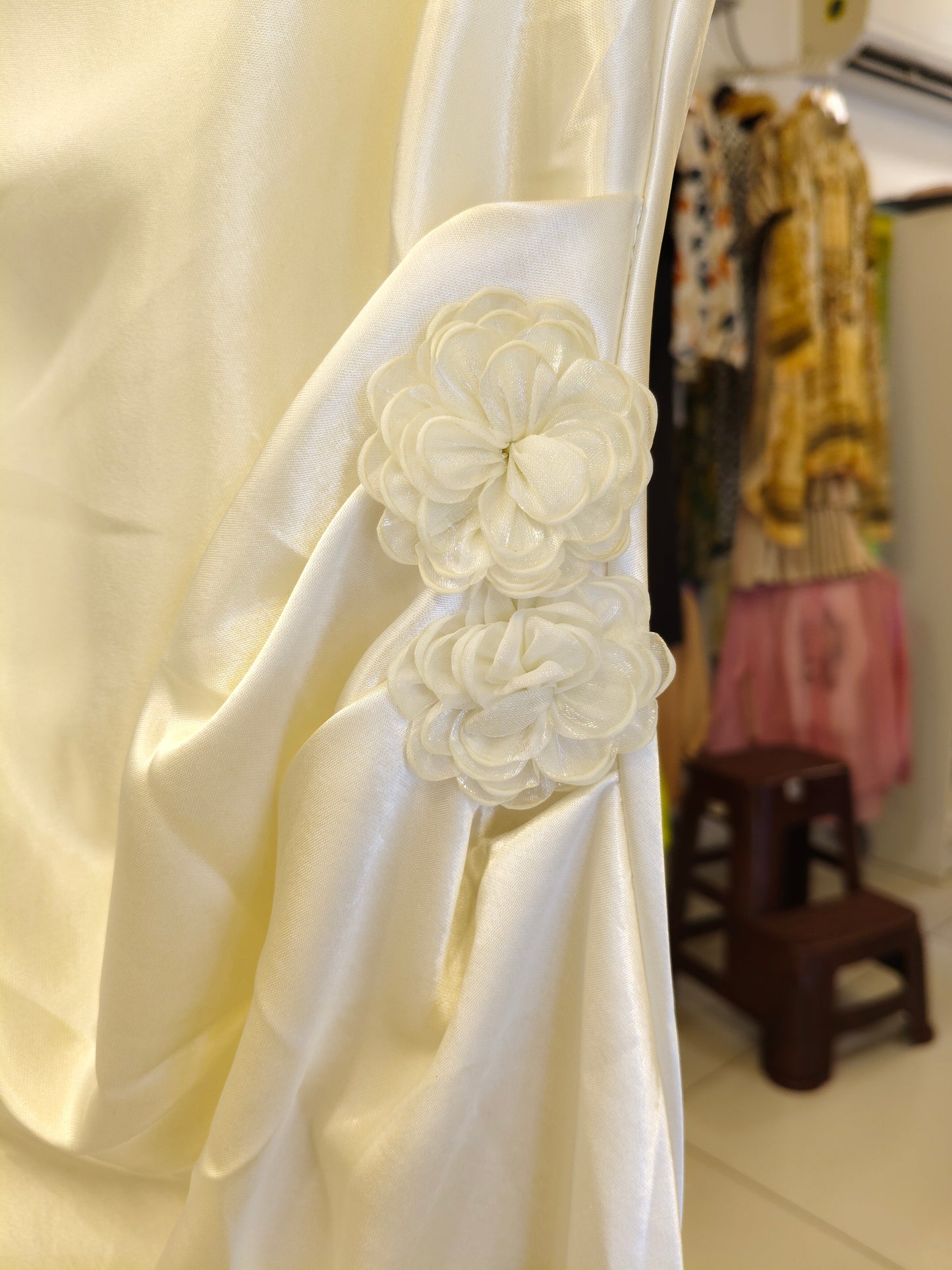 Cowl Neck Satin Maxi Dress for Ladies (XL)