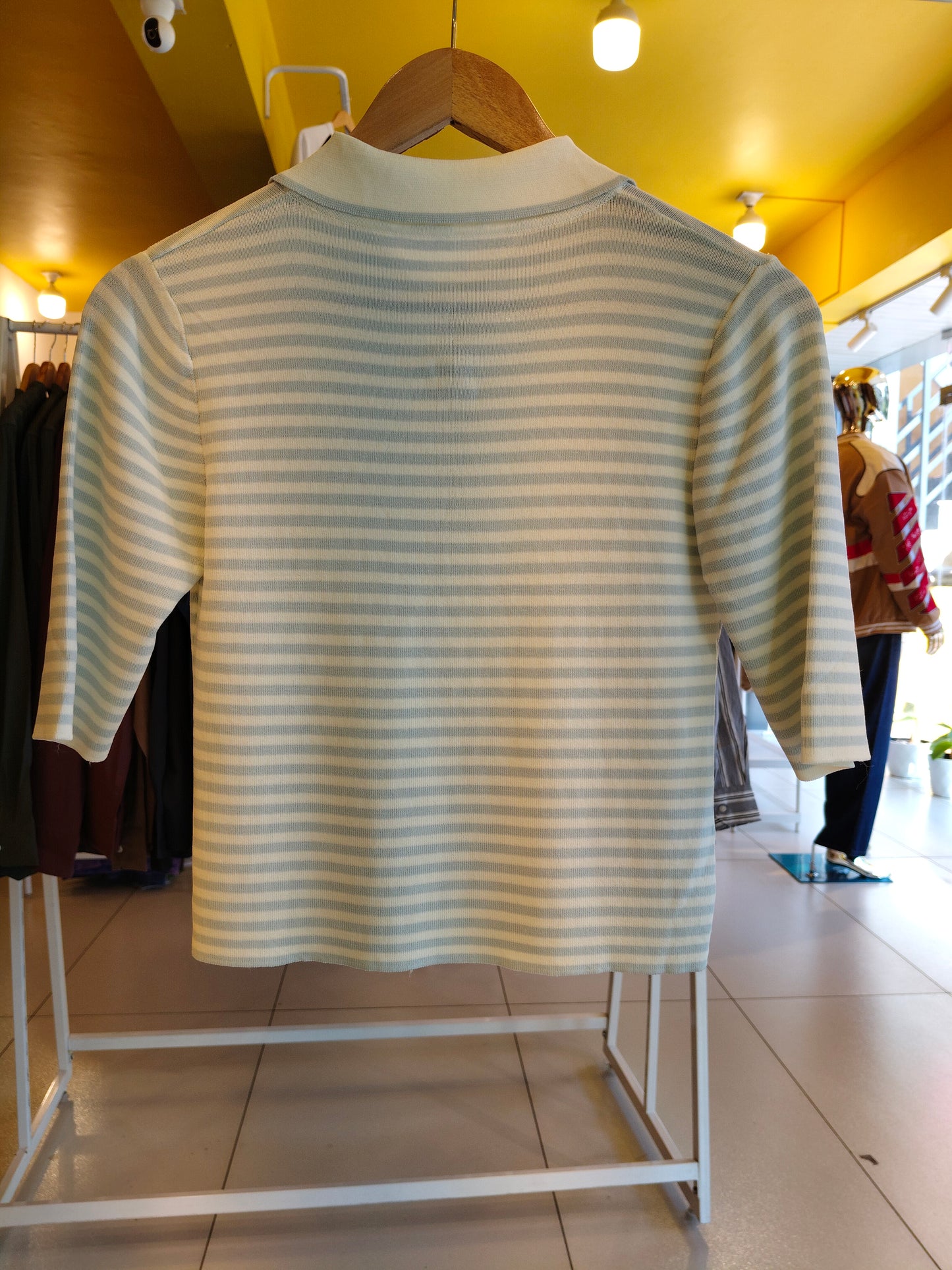 Quarter Zip Polo T-shirt for Women  (FREE SIZE)