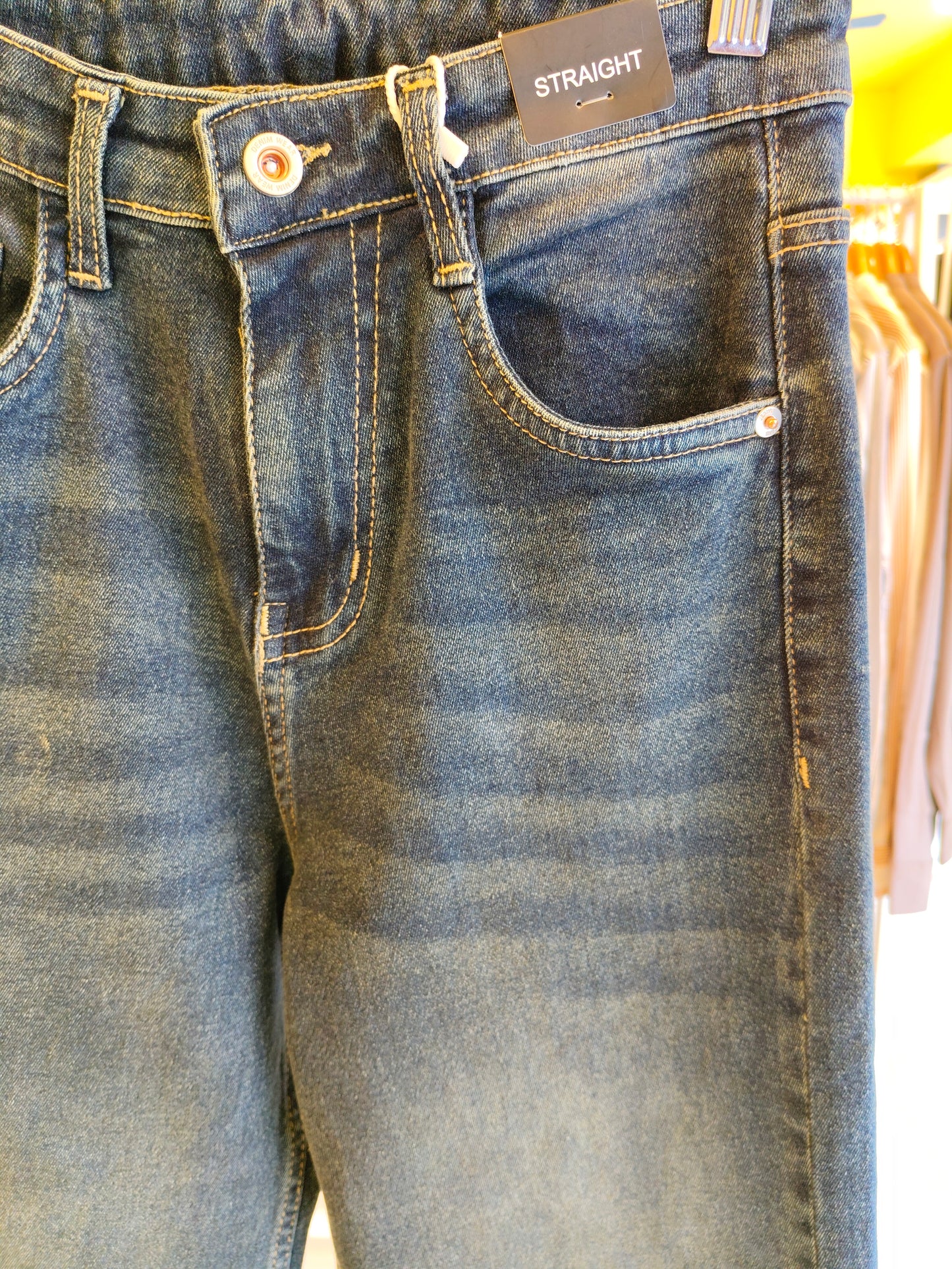 Straight  Fit Denim Jeans for Women (Size 28)