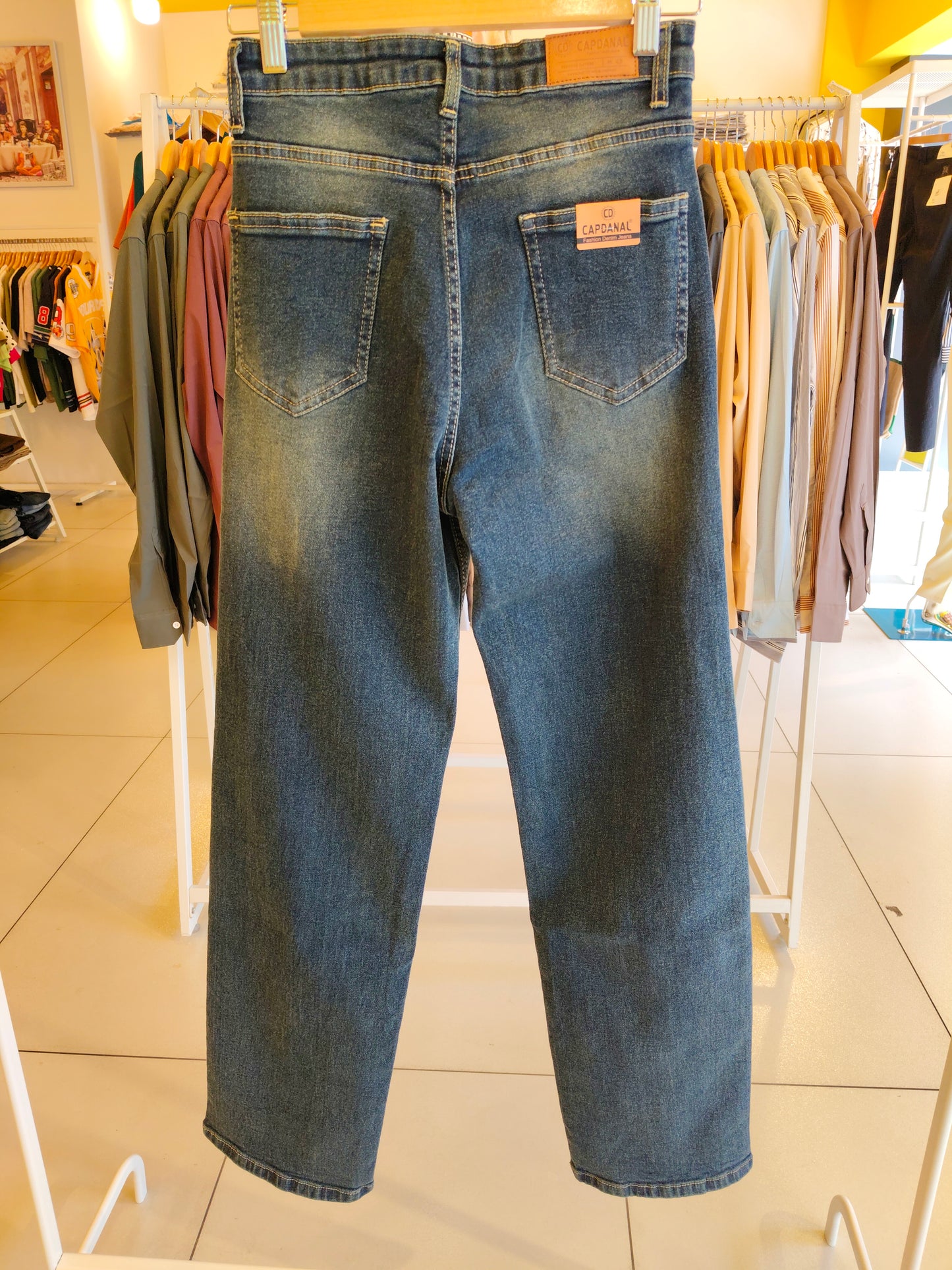 Straight  Fit Denim Jeans for Women (Size 28)