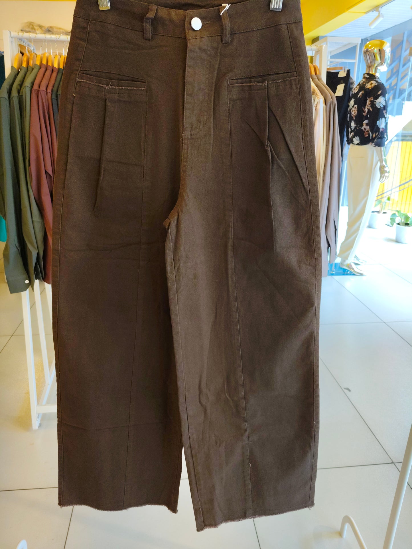 Wide Leg Trousers for Women (Size 28)