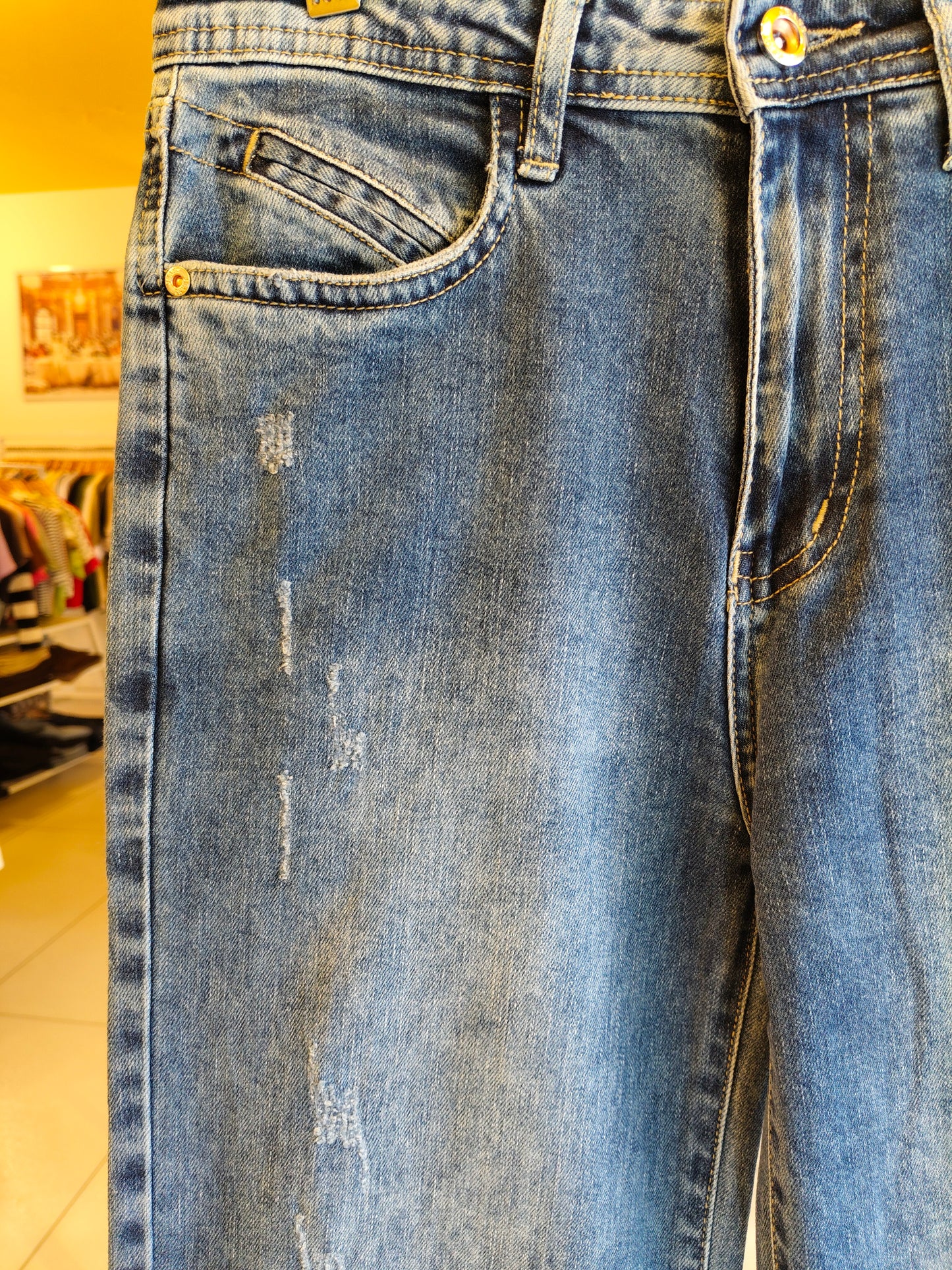 Straight Fit Jeans for Women (Size 30)