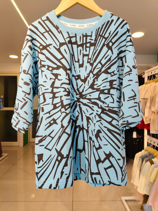 Oversized Casual T-Shirt for Kids  (6 year)