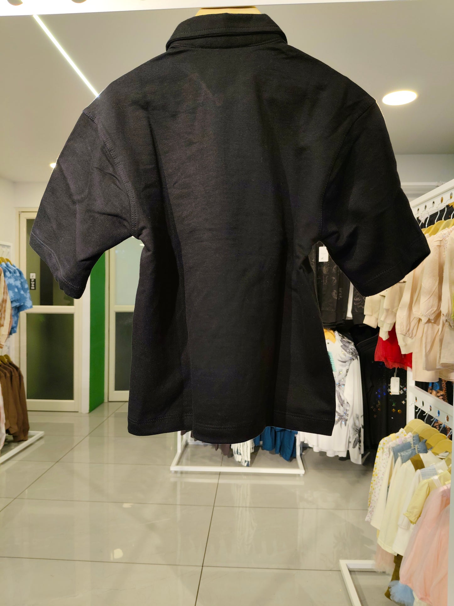 Zip-Up Quarter T-Shirt for Kids (3 year)