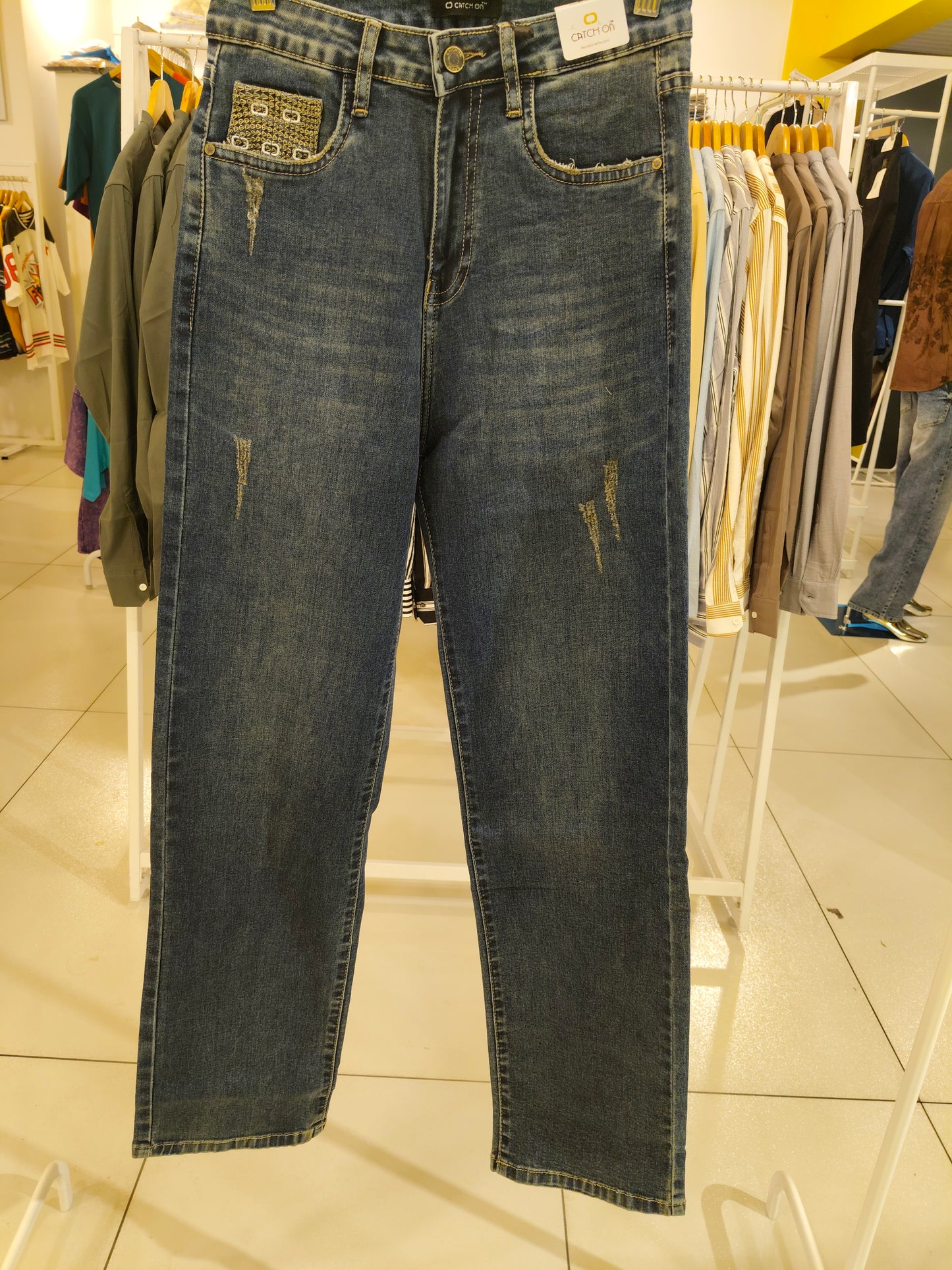 Straight Fit Jeans for Women (Size 28)