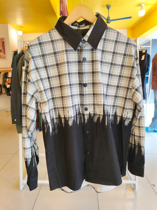 Men's Oversized Printed Shirt (MEDIUM)