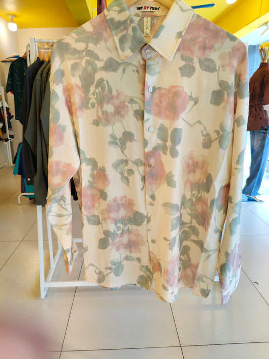 Men's Oversized Printed Shirt (MEDIUM)