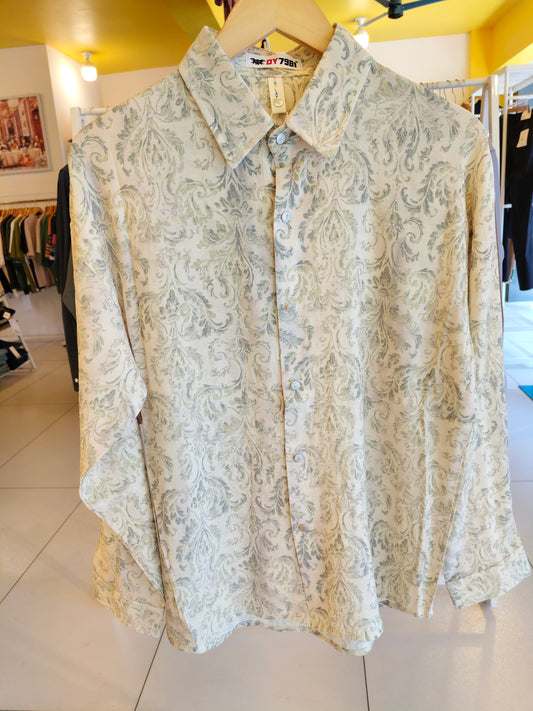 Men's Oversized Printed Shirt (MEDIUM)