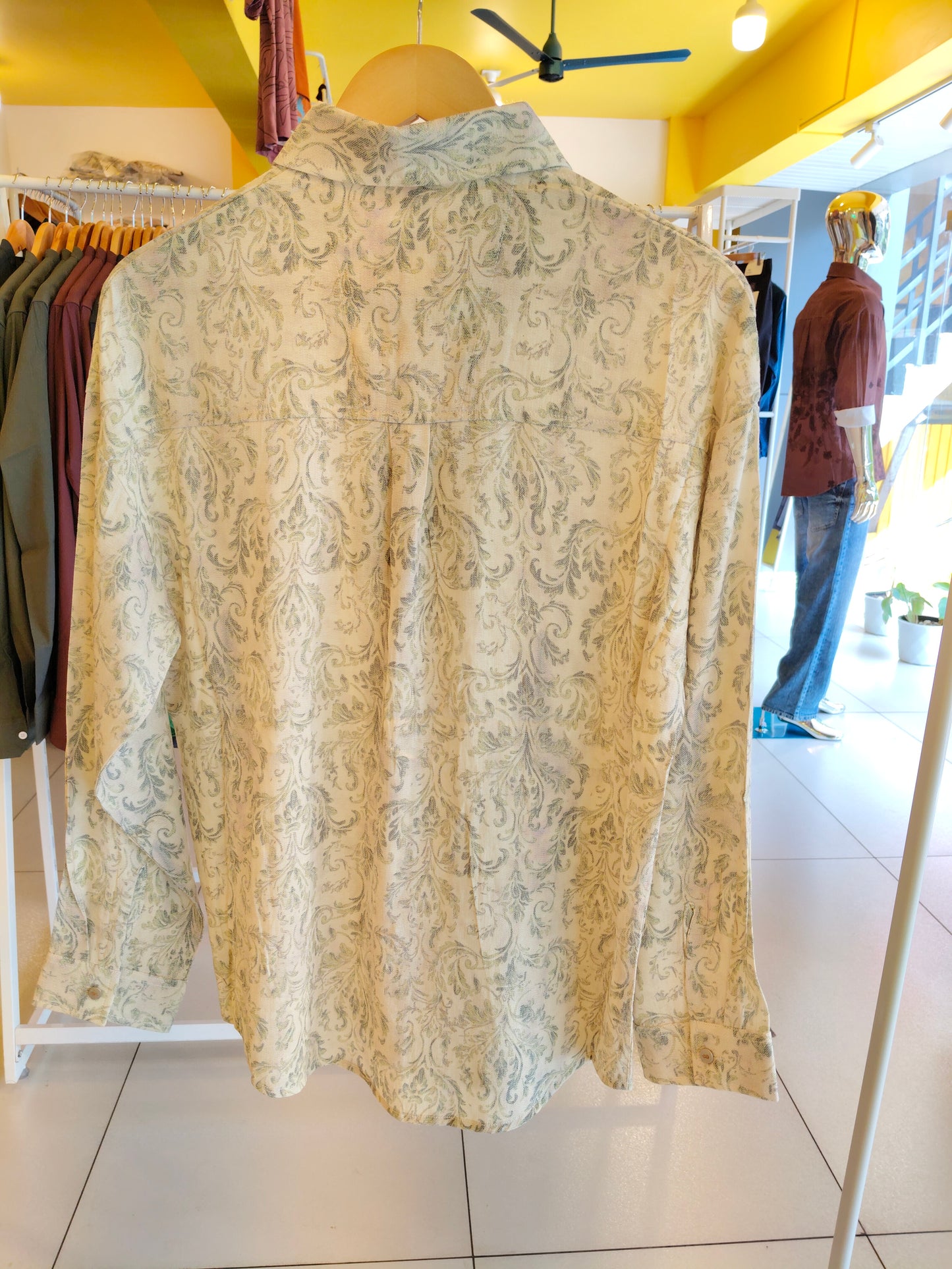 Men's Oversized Printed Shirt (MEDIUM)