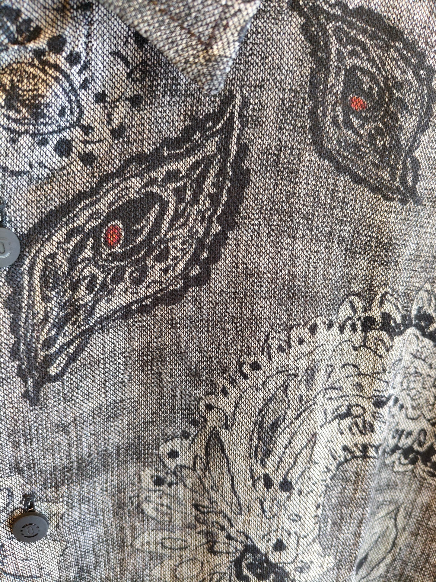 Men's Oversized Printed Shirt (MEDIUM)