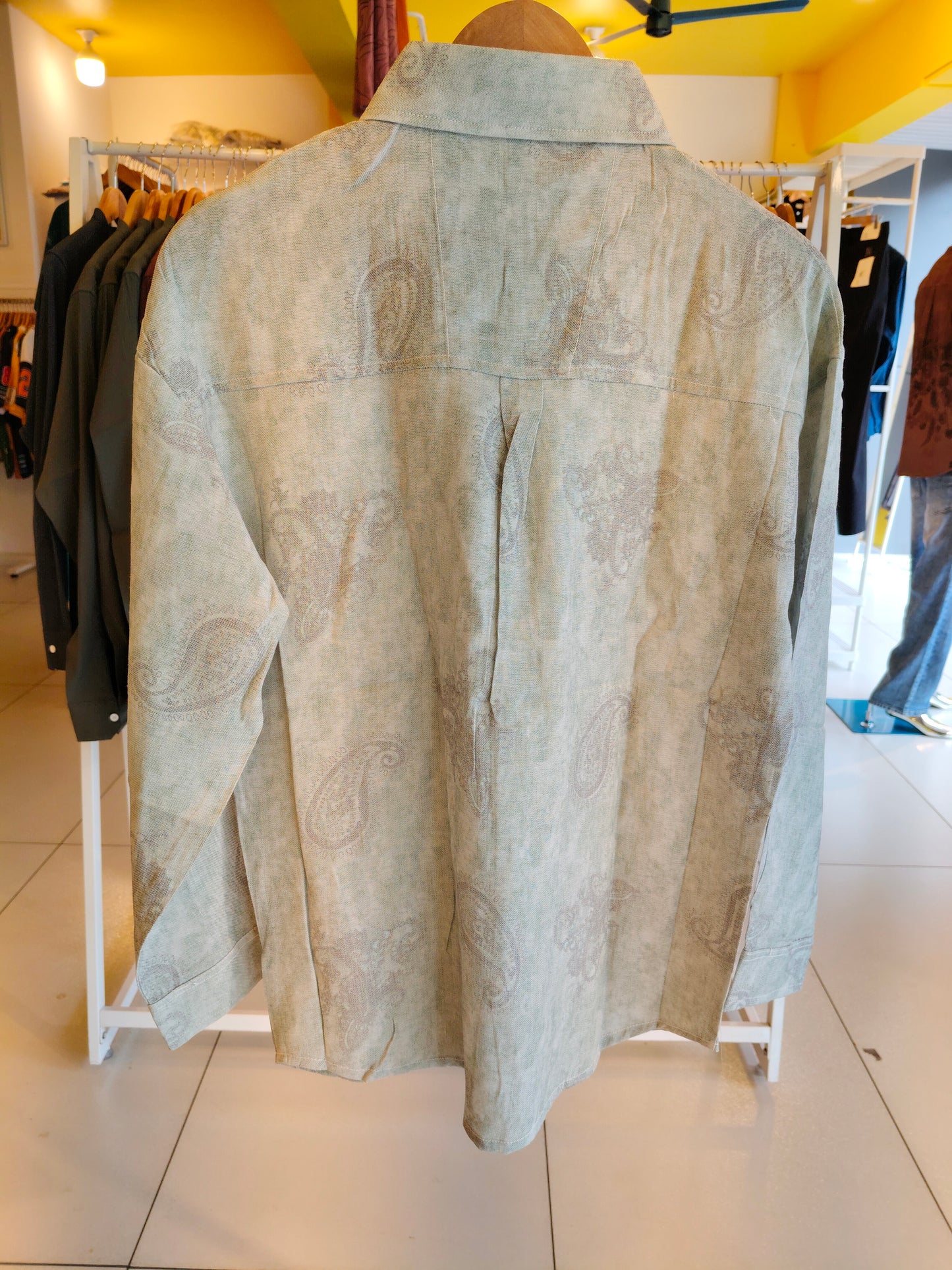 Men's Oversized Printed Shirt (MEDIUM)