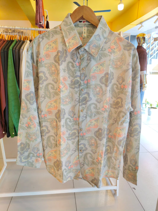 Men's Oversized Printed Shirt (MEDIUM)
