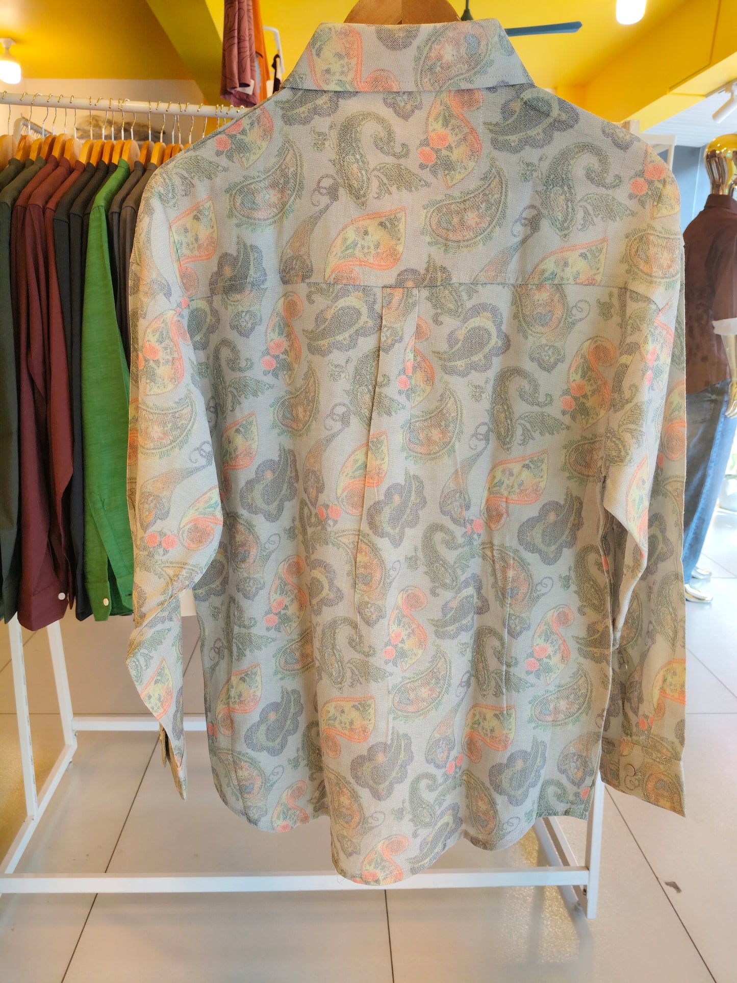 Men's Oversized Printed Shirt (MEDIUM)