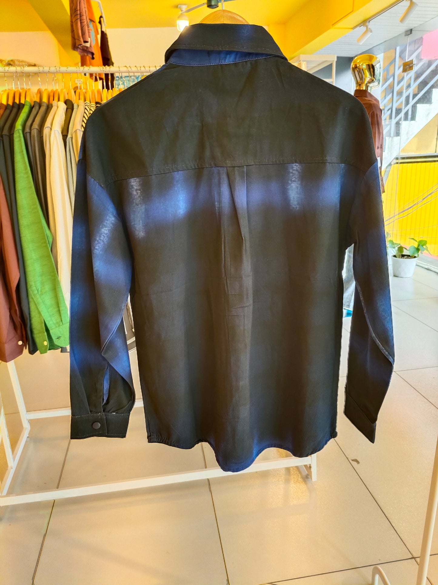 Men's Oversized Printed Shirt (LARGE)