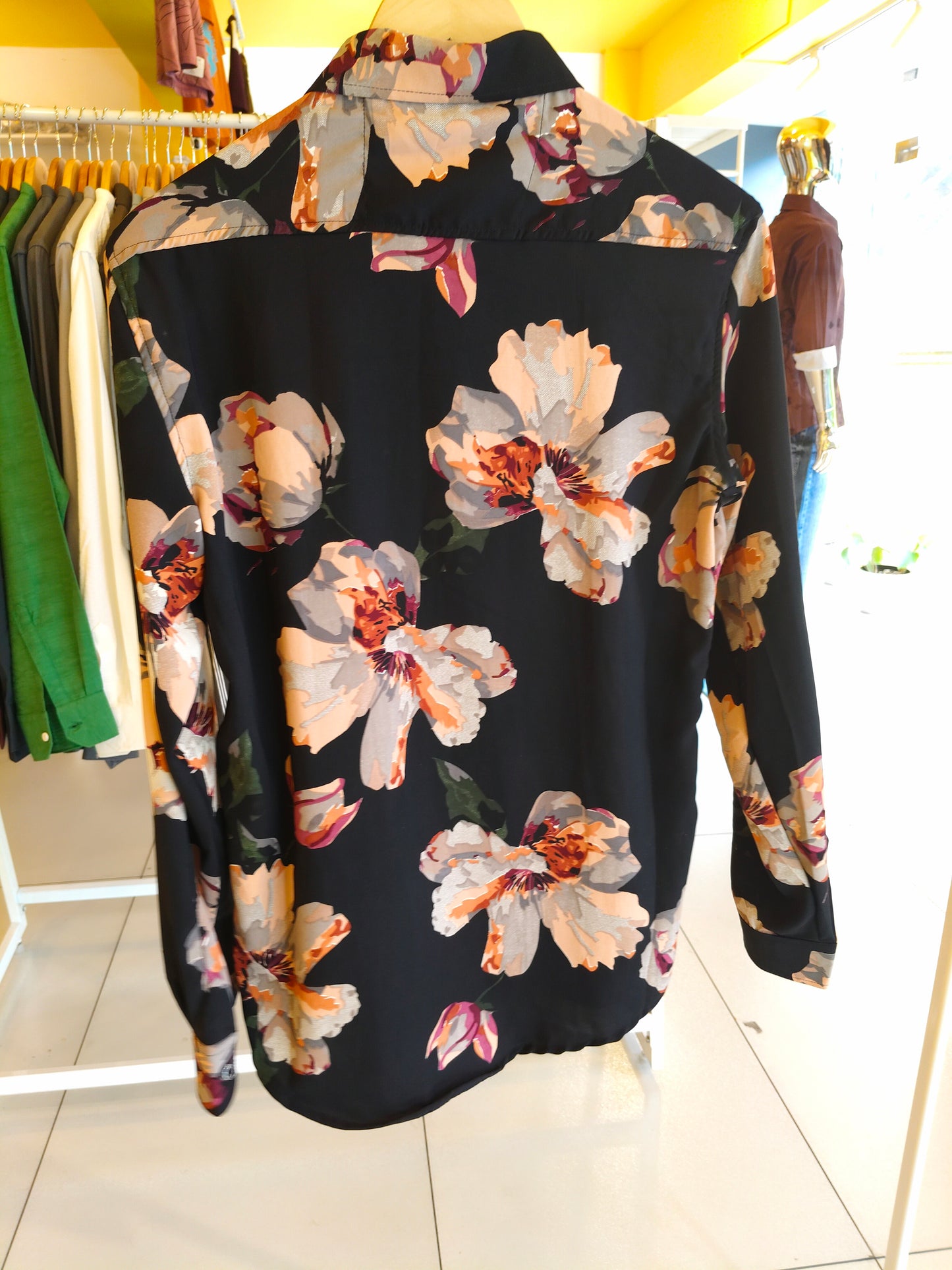 Men's Oversized Printed Shirt (MEDIUM)