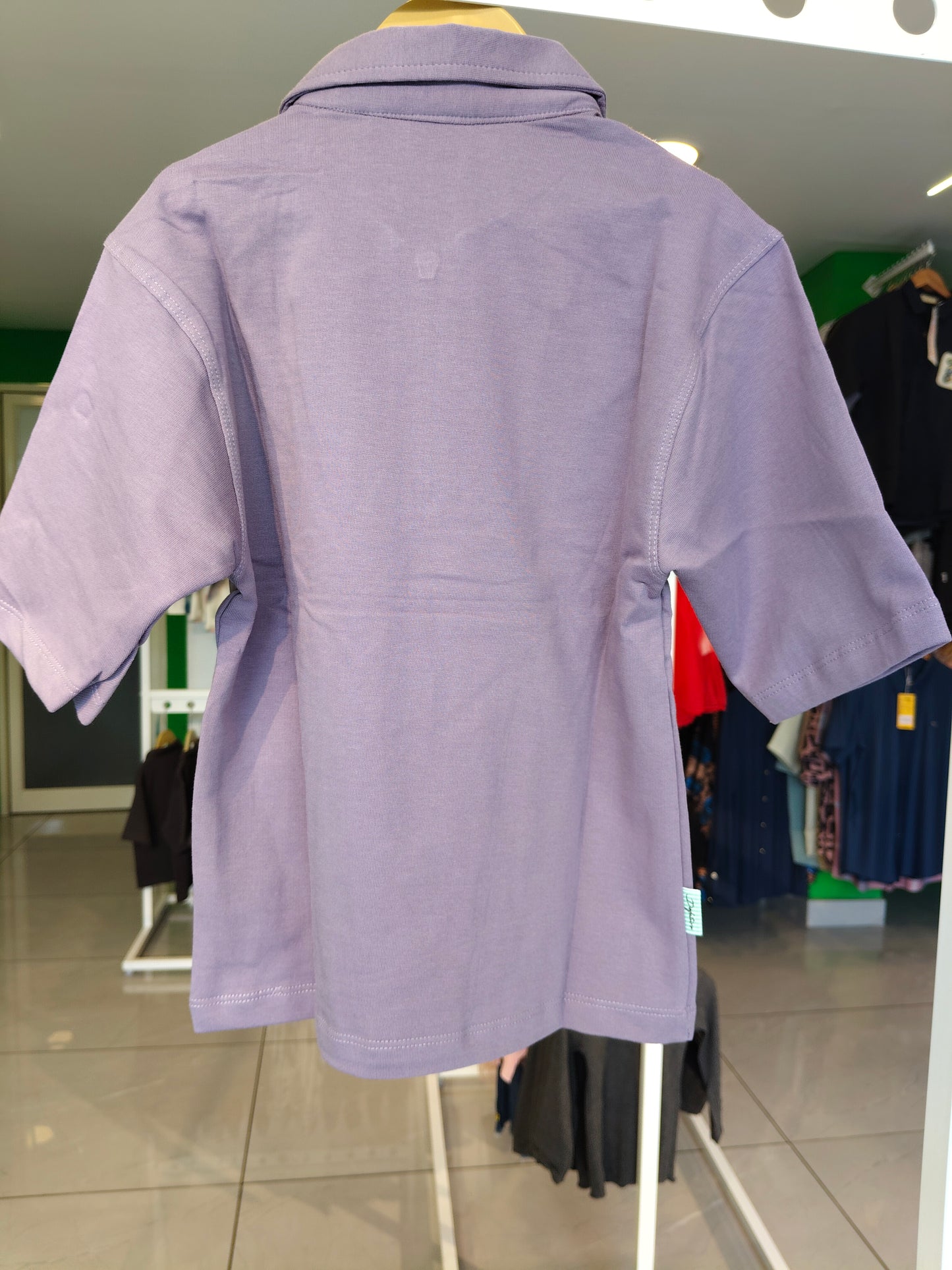 Kids' Zip-Up  Polo T-Shirt ( 6 year)