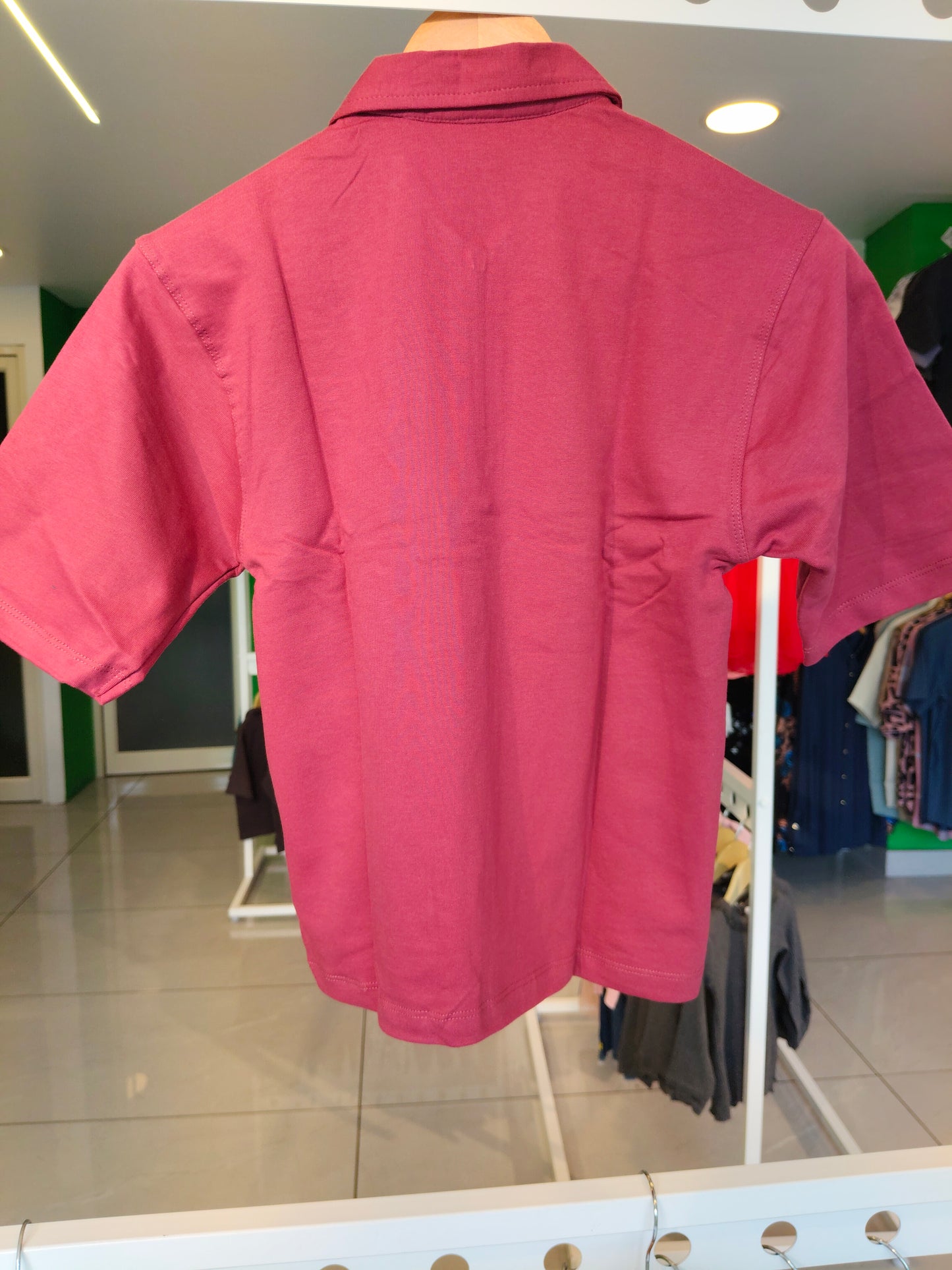 Kids' Zip-Up  Polo T-Shirt (12 year)