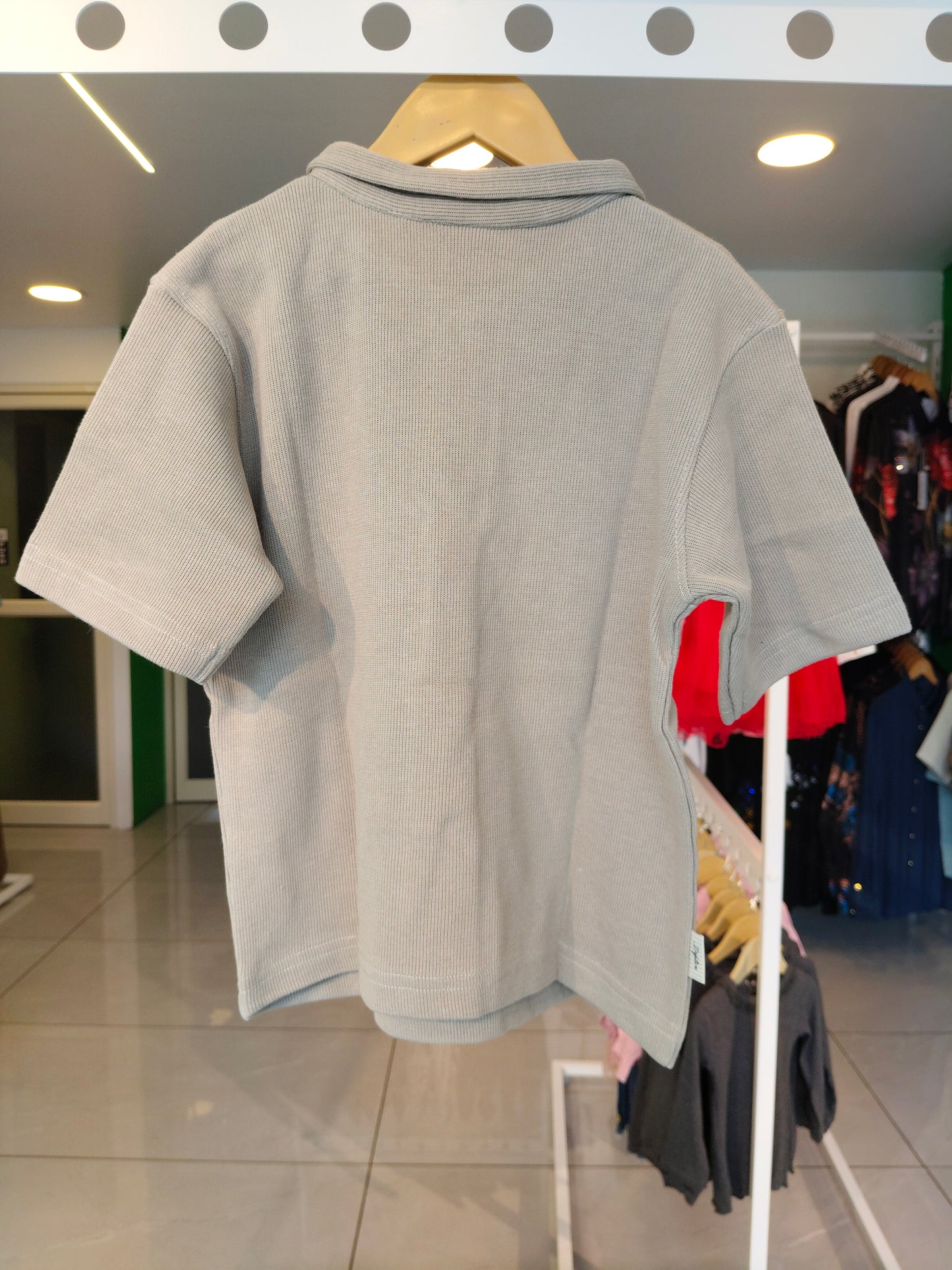 Kids' Zip-Up  Polo T-Shirt (6 year)