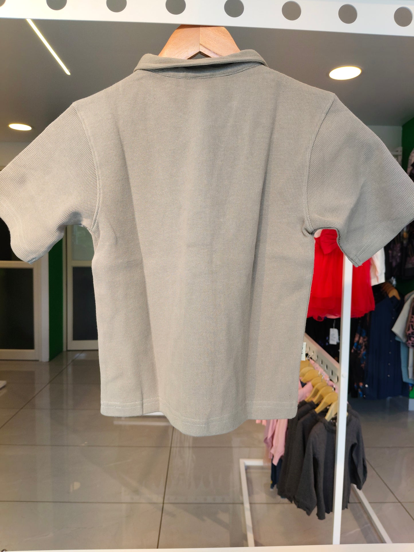 Kids' Zip-Up  Polo T-Shirt (12 year)