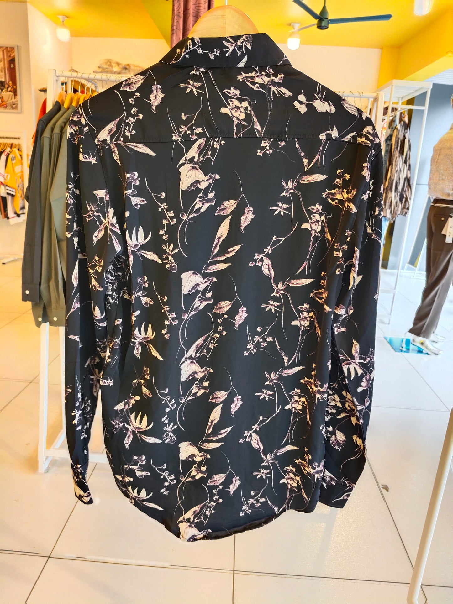 Men's Oversized Printed Shirt (MEDIUM)
