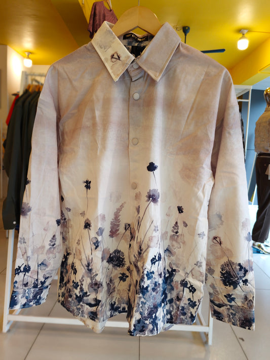 Men's Oversized Printed Shirt (MEDIUM)