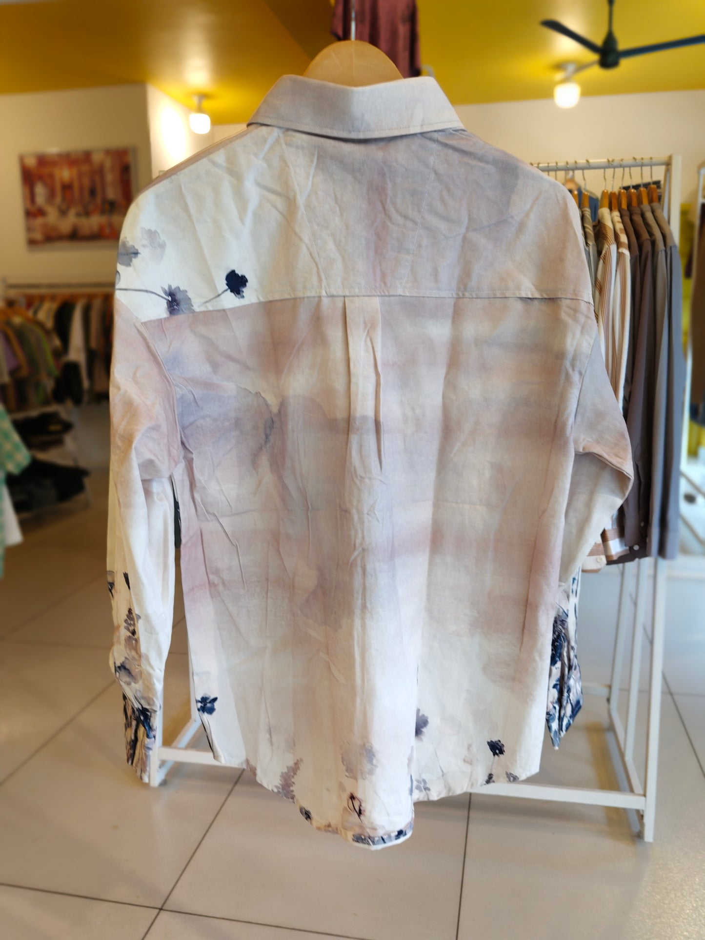 Men's Oversized Printed Shirt (LARGE)